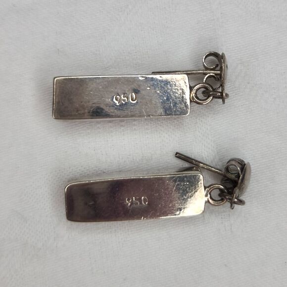 Silver Peruvian Seed Earrings - Picture 3 of 7